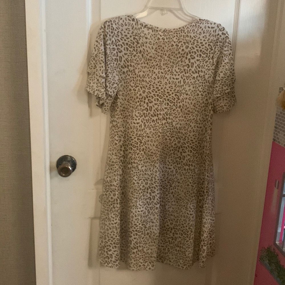 cheetah dress, size small